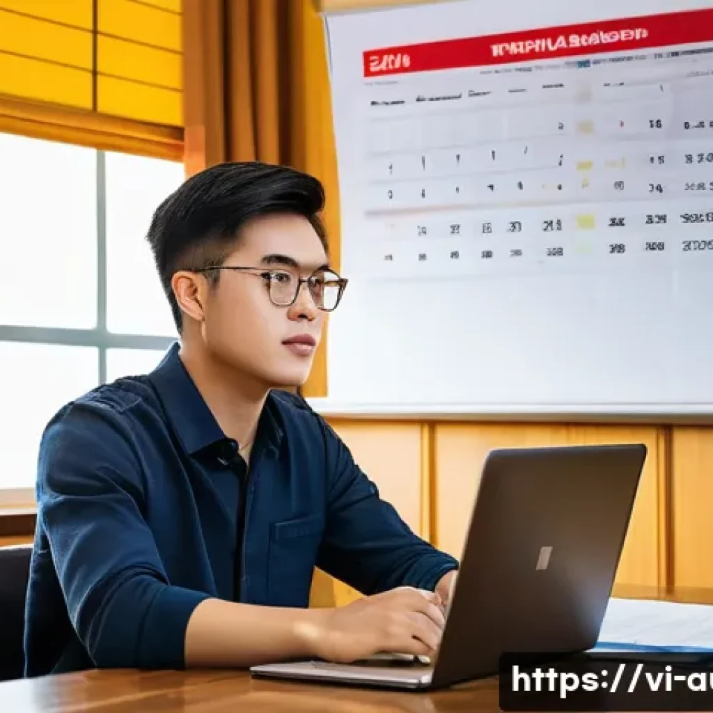 경매사 실기시험 중 자주 겪는 문제점 해결 - A focused Vietnamese student sitting at a wooden desk in a quiet study room, surrounded by neatly ar...