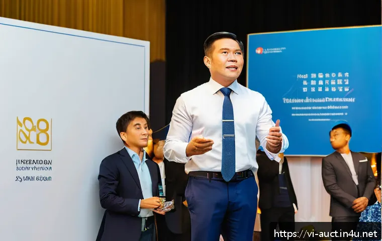 경매사 자격증과 연관된 국제 인증 - A professional auctioneer conducting a high-profile international auction in a modern, elegant aucti...