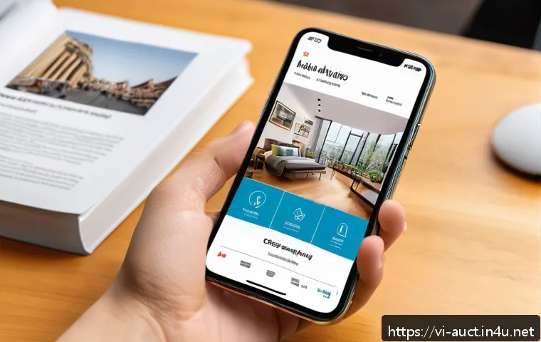 경매사 관련 학습 앱 추천 - A modern, user-friendly mobile app interface displaying a real estate auction learning platform, sho...
