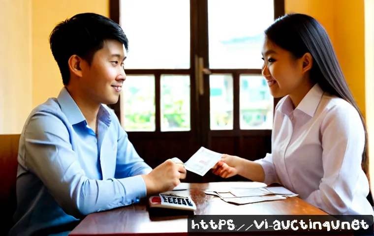 Home 17 경매사 시험 스터디 파트너 구하기 - Photorealistic study partnership for a Vietnamese auctioneer certification exam, two young adult Vie...